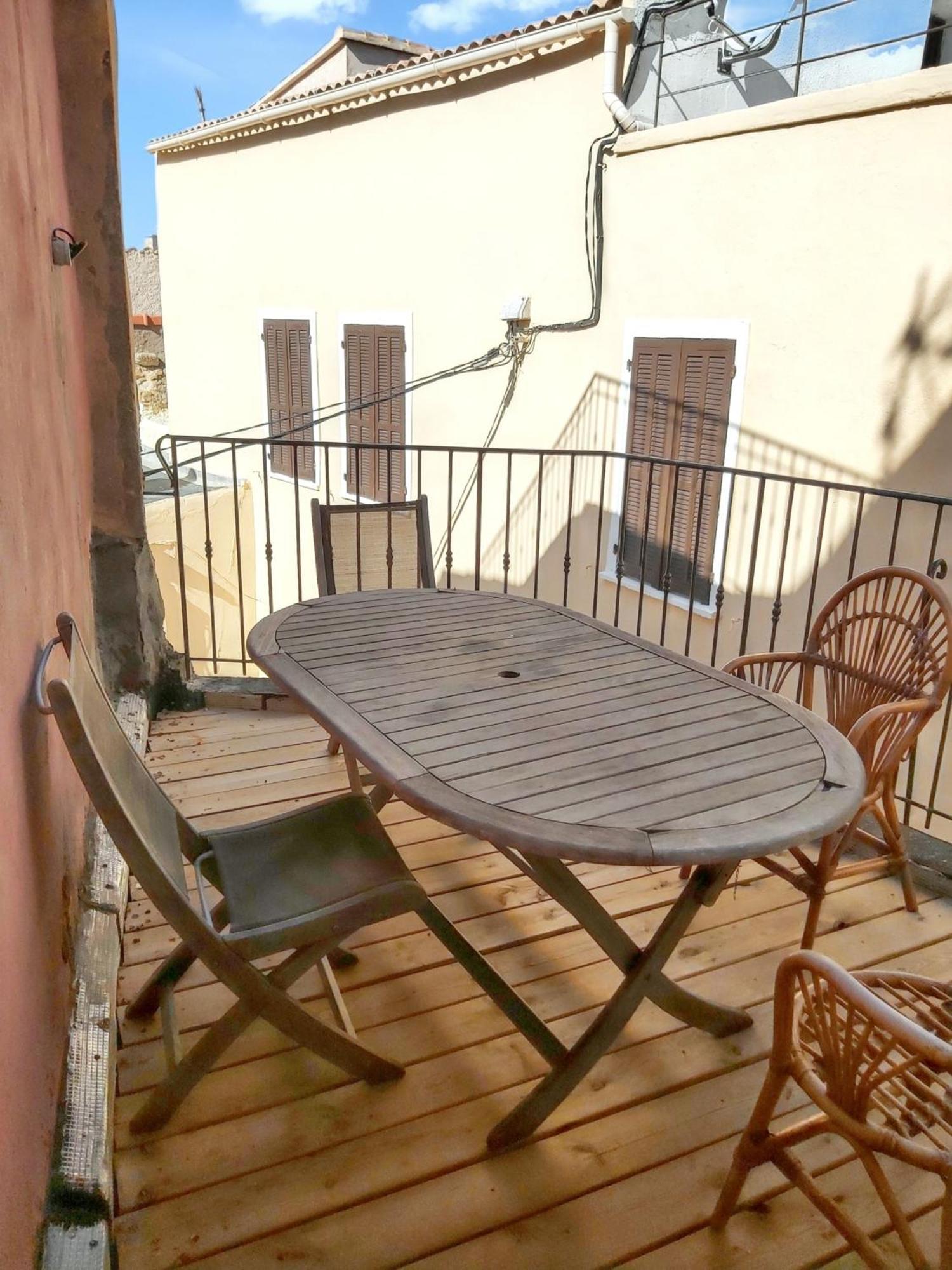Appartement Charmant A Algajola Avec Terrasse Exterior photo